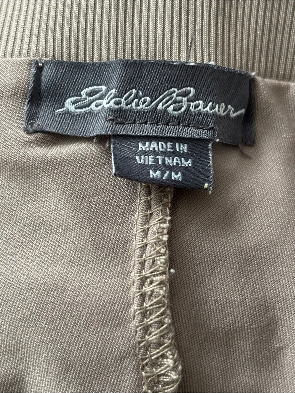 Eddie Bauer Beige/Taupe Stretch Waist Skirt Size M
